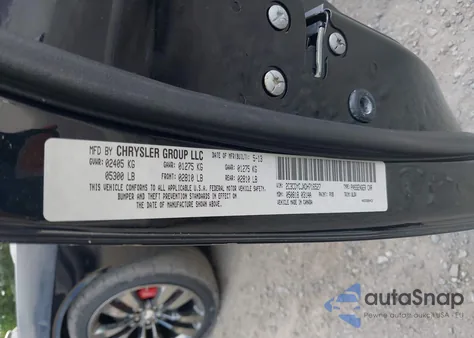 2013 Dodge Challenger Srt8 z USA, uszkodzony, nr VIN 2C3CDYCJXDH716527